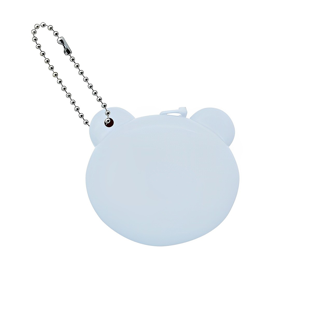 Cuty Bear Measure Keychain White