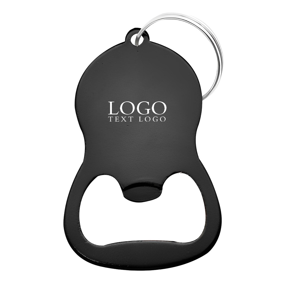 Alfa Aluminum Bottle Opener img Black With Logo