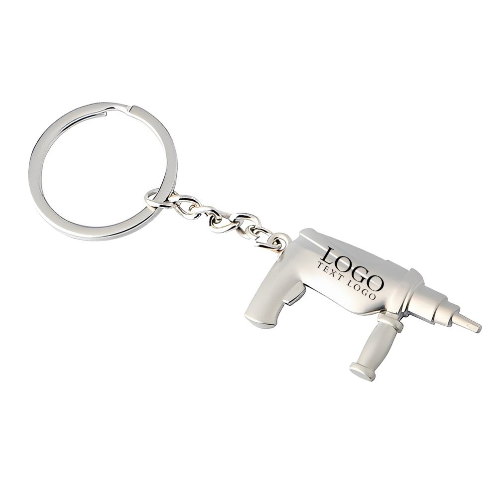 Mini Electric Drill Key Ring Promotional