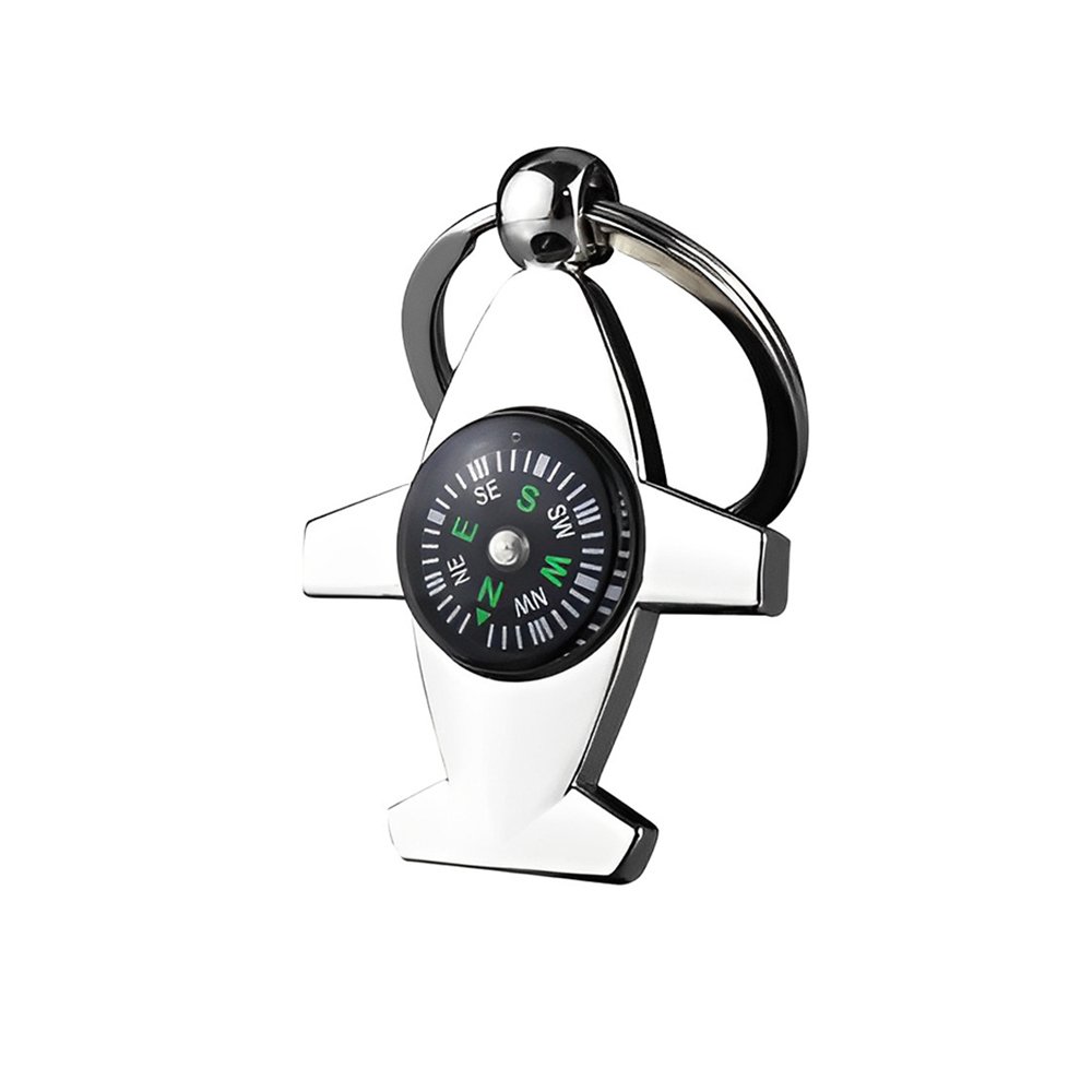 Compass Plane Keychain Affordable