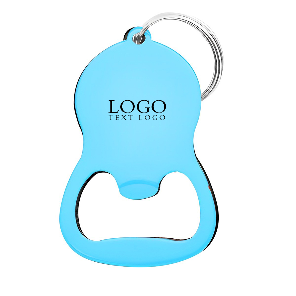 Alfa Aluminum Bottle Opener img Blue With Logo