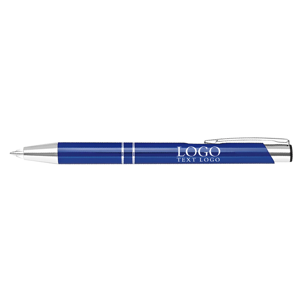 LED Lighted Writing Pen Blue Logo