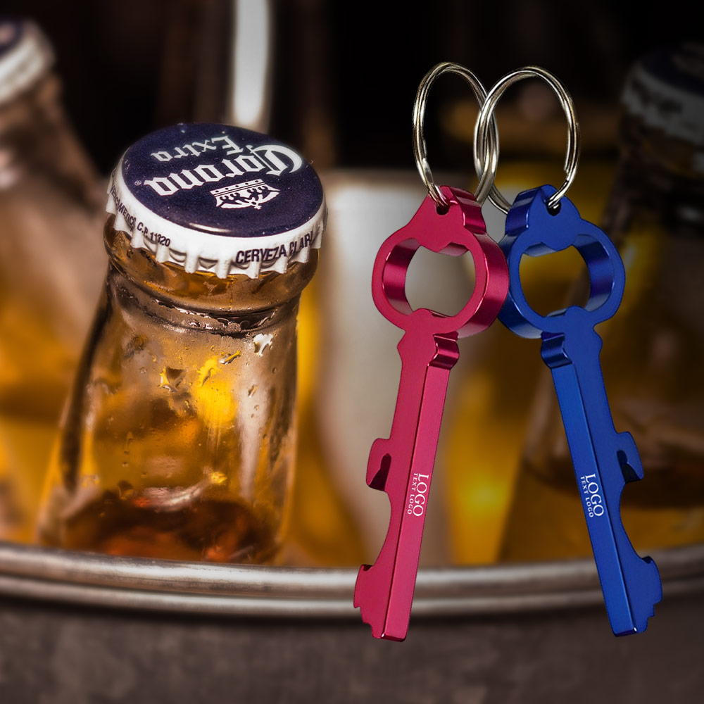Giveaway Key-Shaped Bottle Opener Keychains