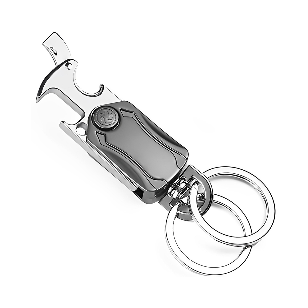 Men's Multifunctional Bottle Opener Keychain Side