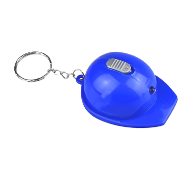 Safety Helmet Flashlight Keychain With Bottle Opener