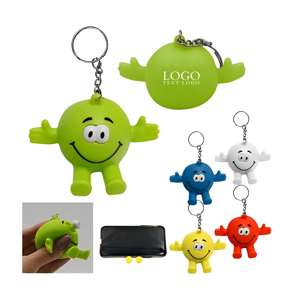 Eye Poppers Stress Reliever Key Ring Phone Stand Group With Logo 2