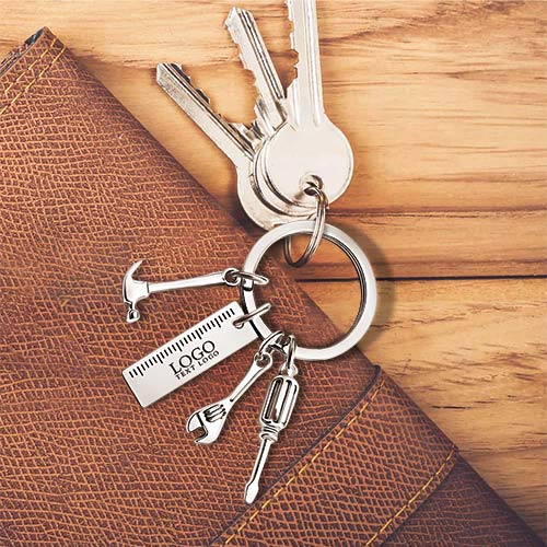 Stainless Steel Keychain Commemorative Gift 