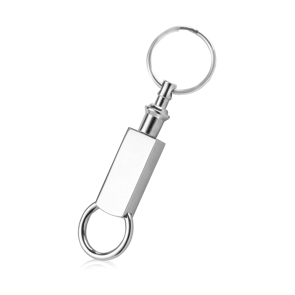 Custom Metal Valet Keychains Silver