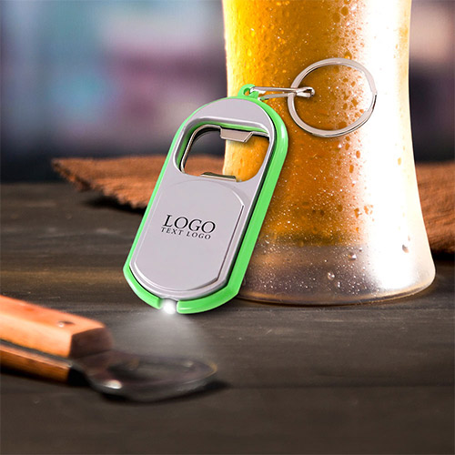 Bottle Opener Keychain With LED Light And Custom Logo