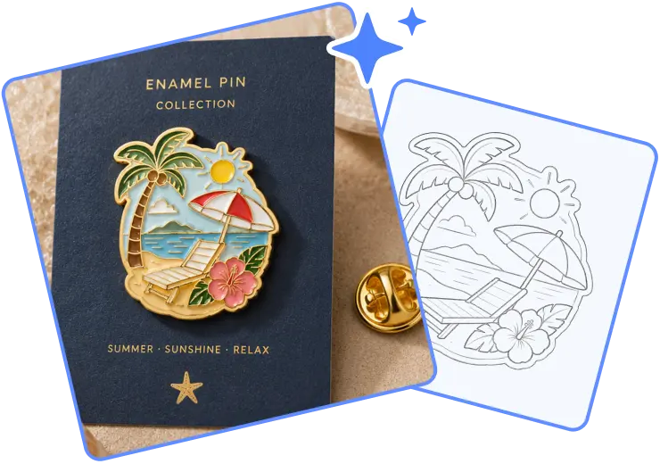 AI Lapel Pin Generator